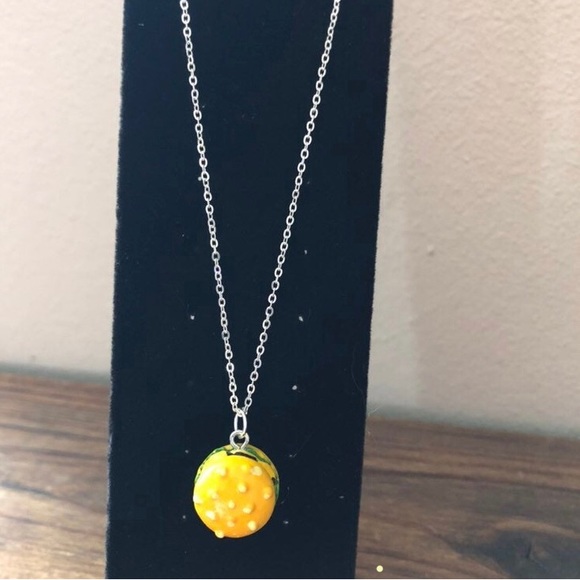 Hamburger Jewelry Set- includes necklace and earrings - Picture 4 of 5